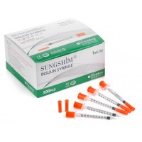 Sungshim Insulin Syringes 1 pack - 100pcs 