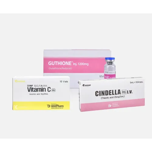 Guthione 1200 mg, Cindella, Vitamin C set