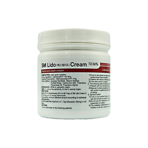 SM lido cream 10.56% 500g